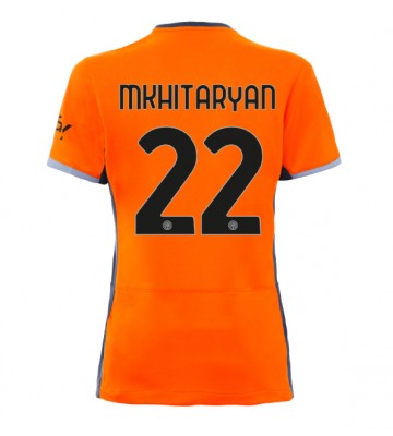 Inter Milan Henrikh Mkhitaryan #22 Koszulka Trzecich Kobiety 2023-24 Krótki Rękaw